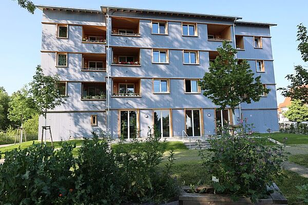 Das Wohnhaus der Bürgerstiftung Wangen im Allgäu mit zwölf Wohnungen